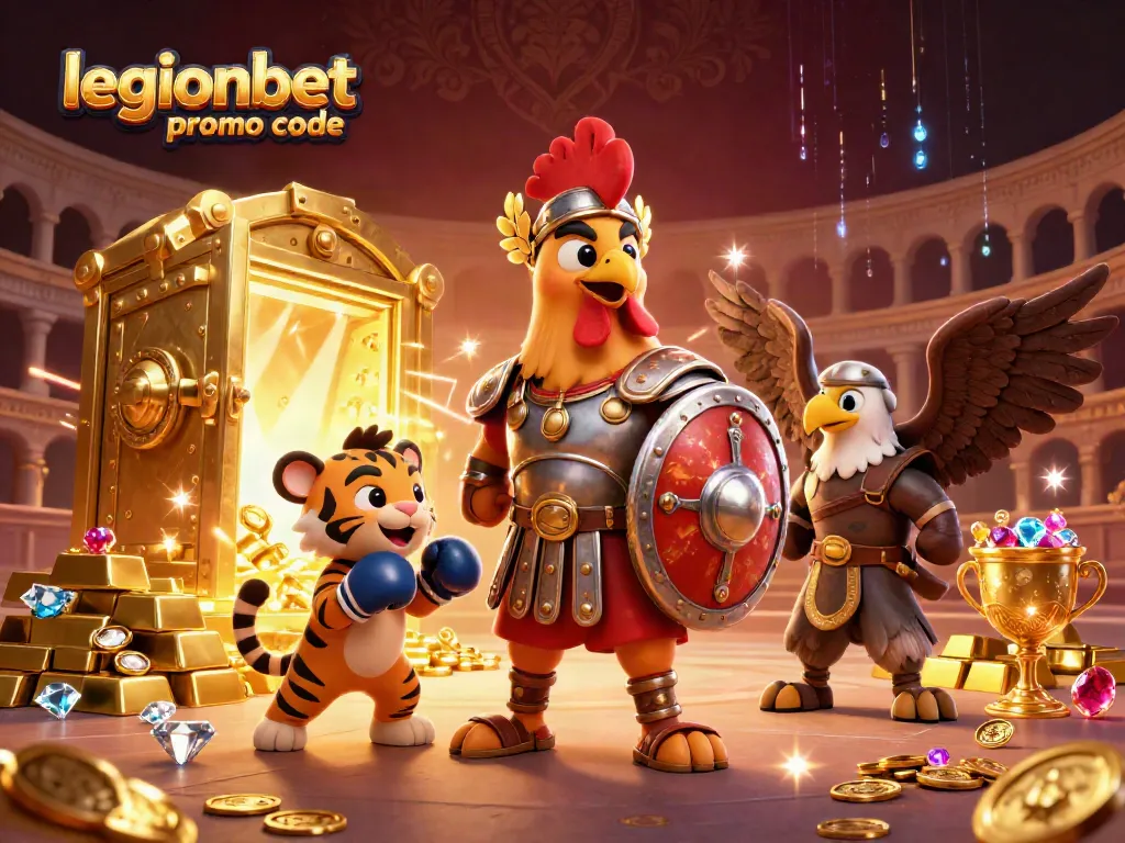 Engage with the legionbet promo code for exclusive bonuses amidst an ultra-detailed casino scene.