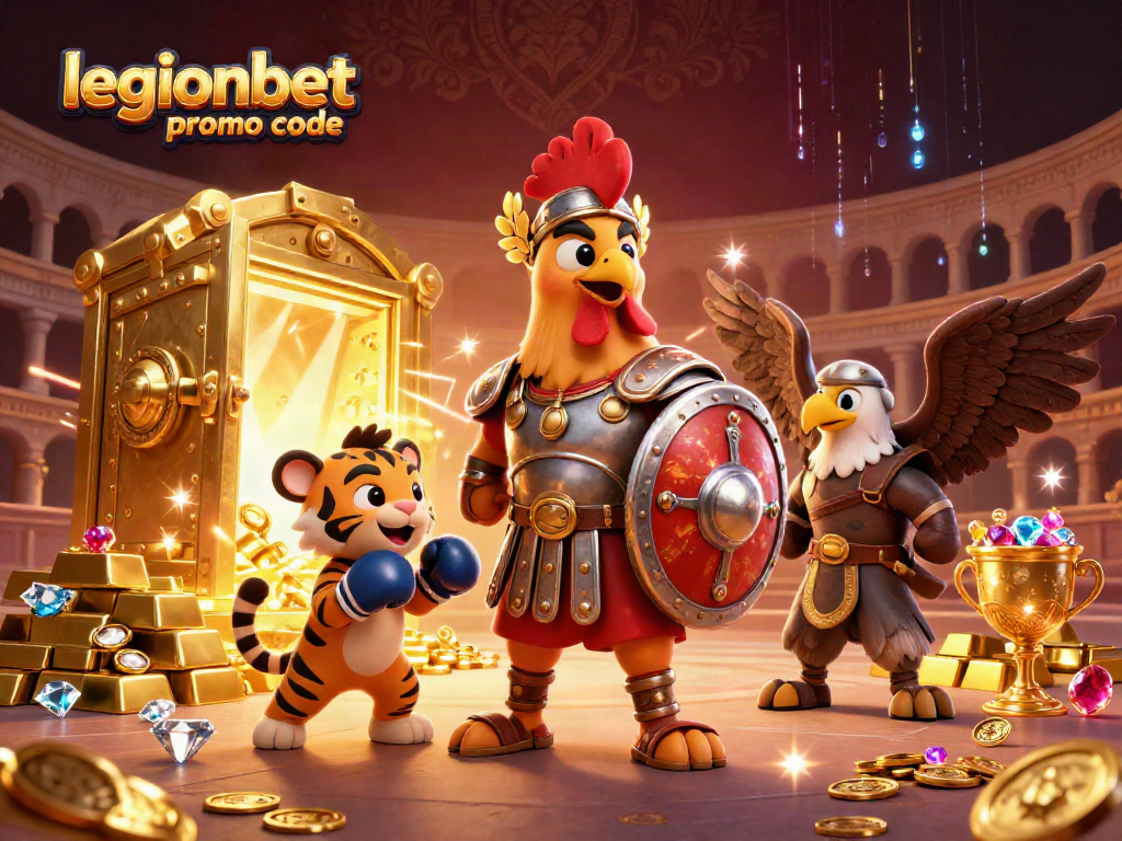 Engage with the legionbet promo code for exclusive bonuses amidst an ultra-detailed casino scene.